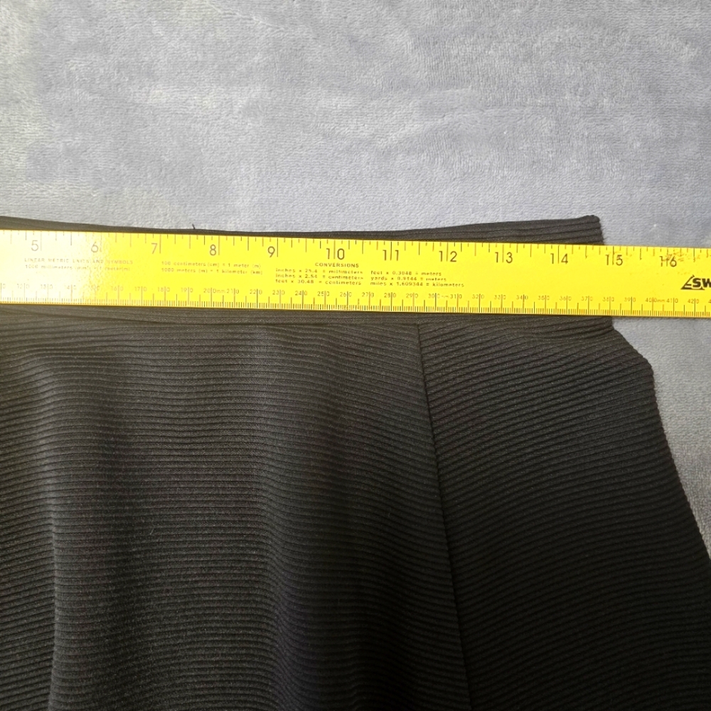 2/$30 Divided Black Mini Circle Skirt‎ Womens Size M Schoolgirl Dark Academia - Picture 5 of 10